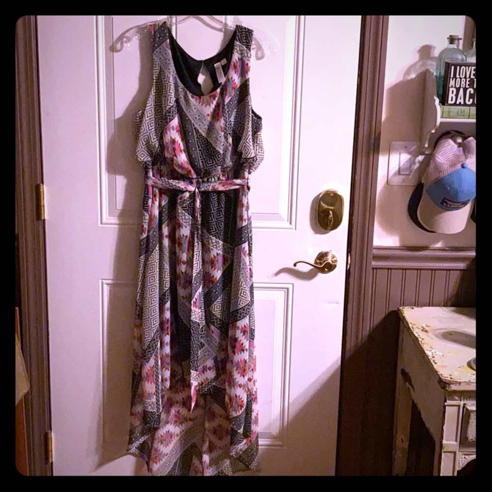 SoHo Aztec print summer dress.